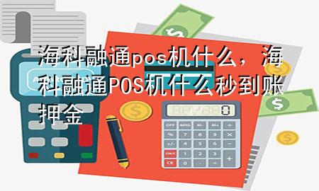 海科融通pos机什么，海科融通POS机什么秒到账押金